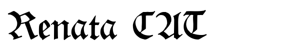 Renata CAT font preview